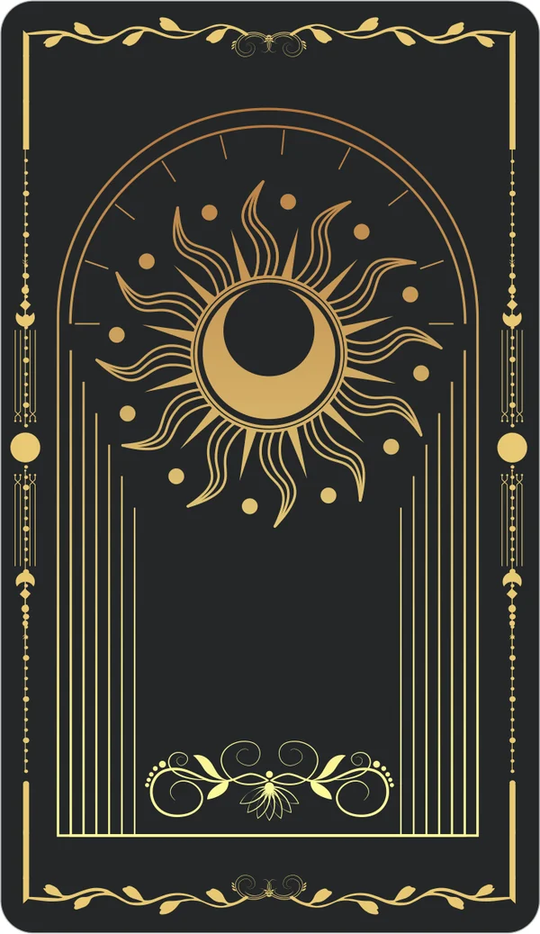 Dos d'une carte de tarot